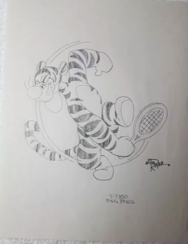 Comicsvalue Tigger Original Disney Concept Art Legendary