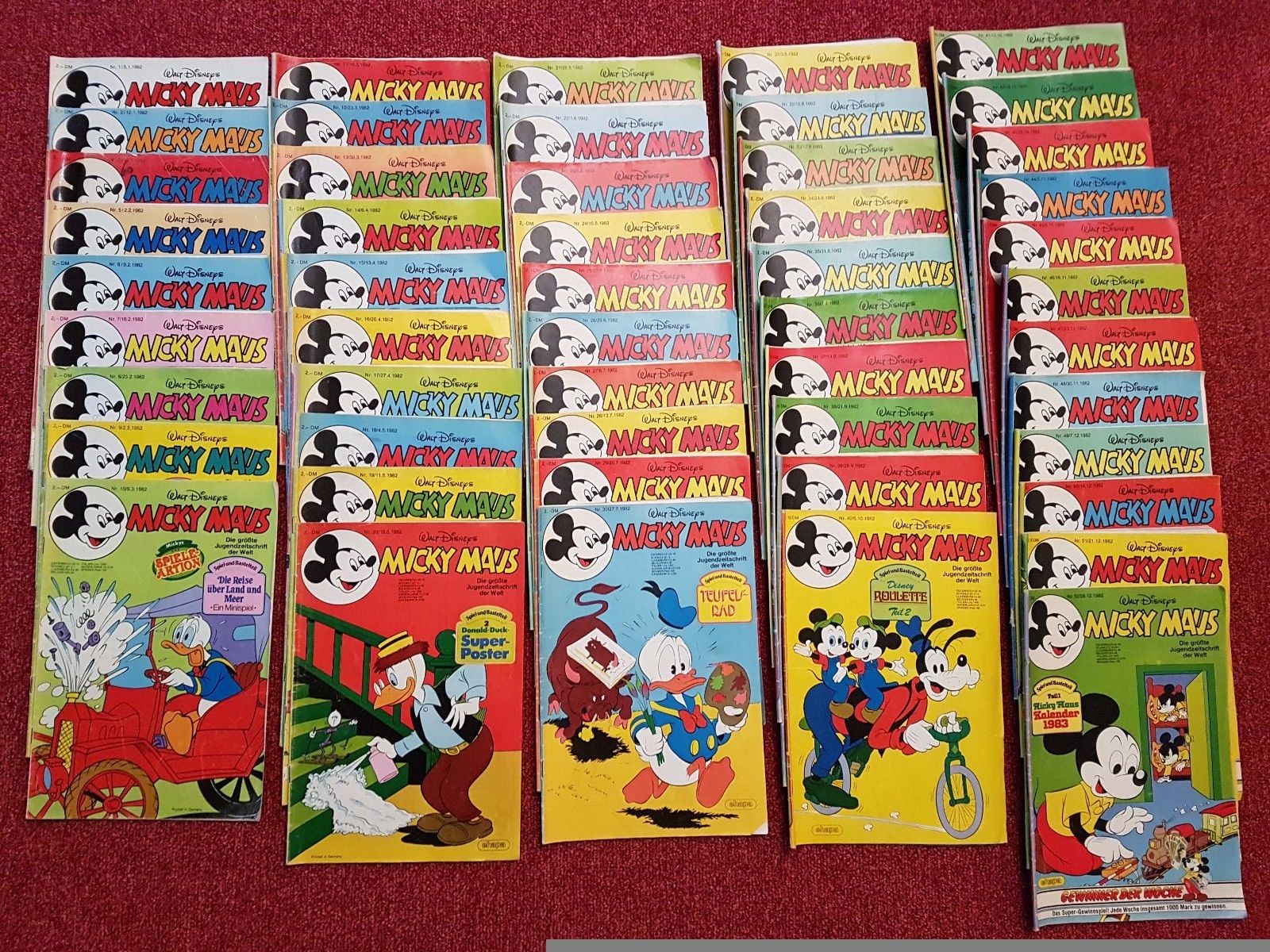 Comicsvalue Micky Maus Mickey Mouse Comic Hefte Jahrgang