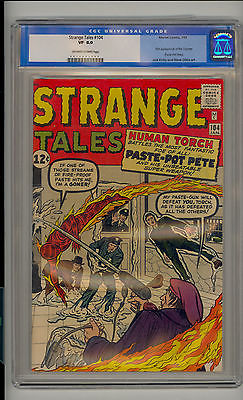 Comicsvalue Strange Tales Cgc Vf Marvel Fantastic Four