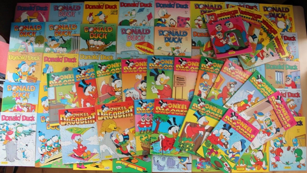 Comicsvalue 60 X Donald Duck Panzerknacker Dagobert Duck Sammlung