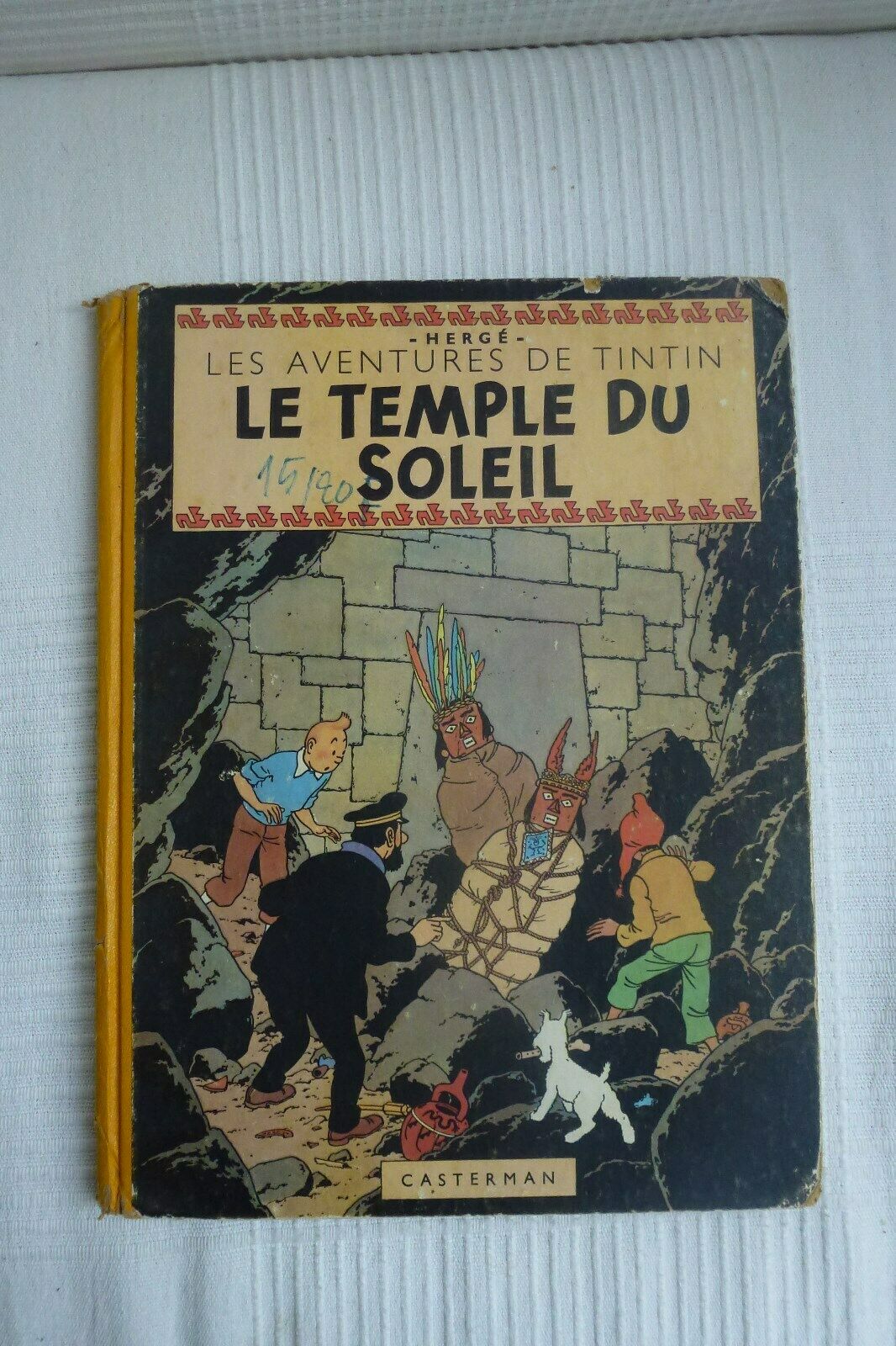 Comicsvalue Album Ancien TINTIN Le Temple Du Soleil Tranche