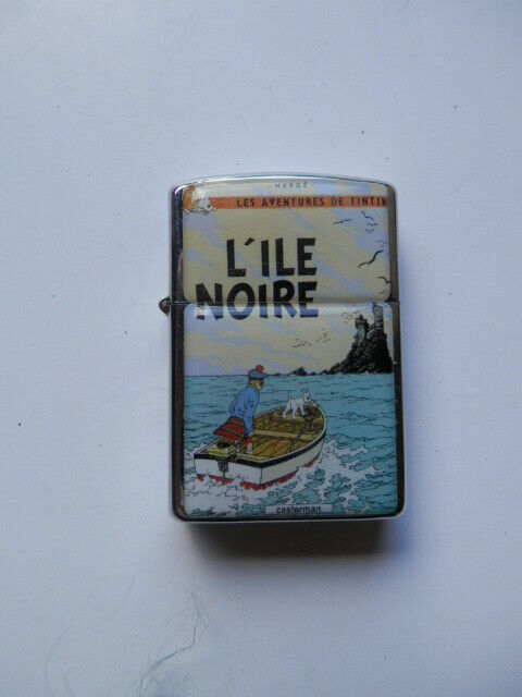 Comicsvalue Herge Briquet Tintin L Ile Noire Auction Details