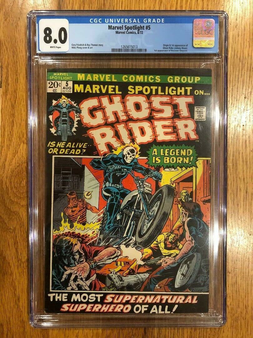 Comicsvalue Marvel Spotlight Cgc White Pages Origin St