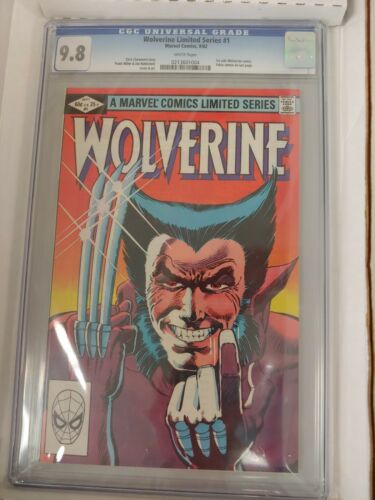 Comicsvalue WOLVERINE LIMITED SERIES 1 CGC 9 8 White Pages 1ST