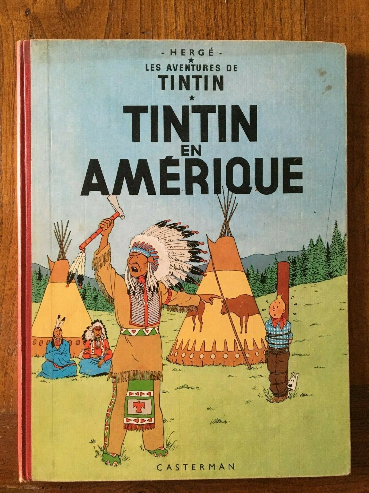 comicsvalue RARE TINTIN en AMERIQUE Hergé Casterman année 50