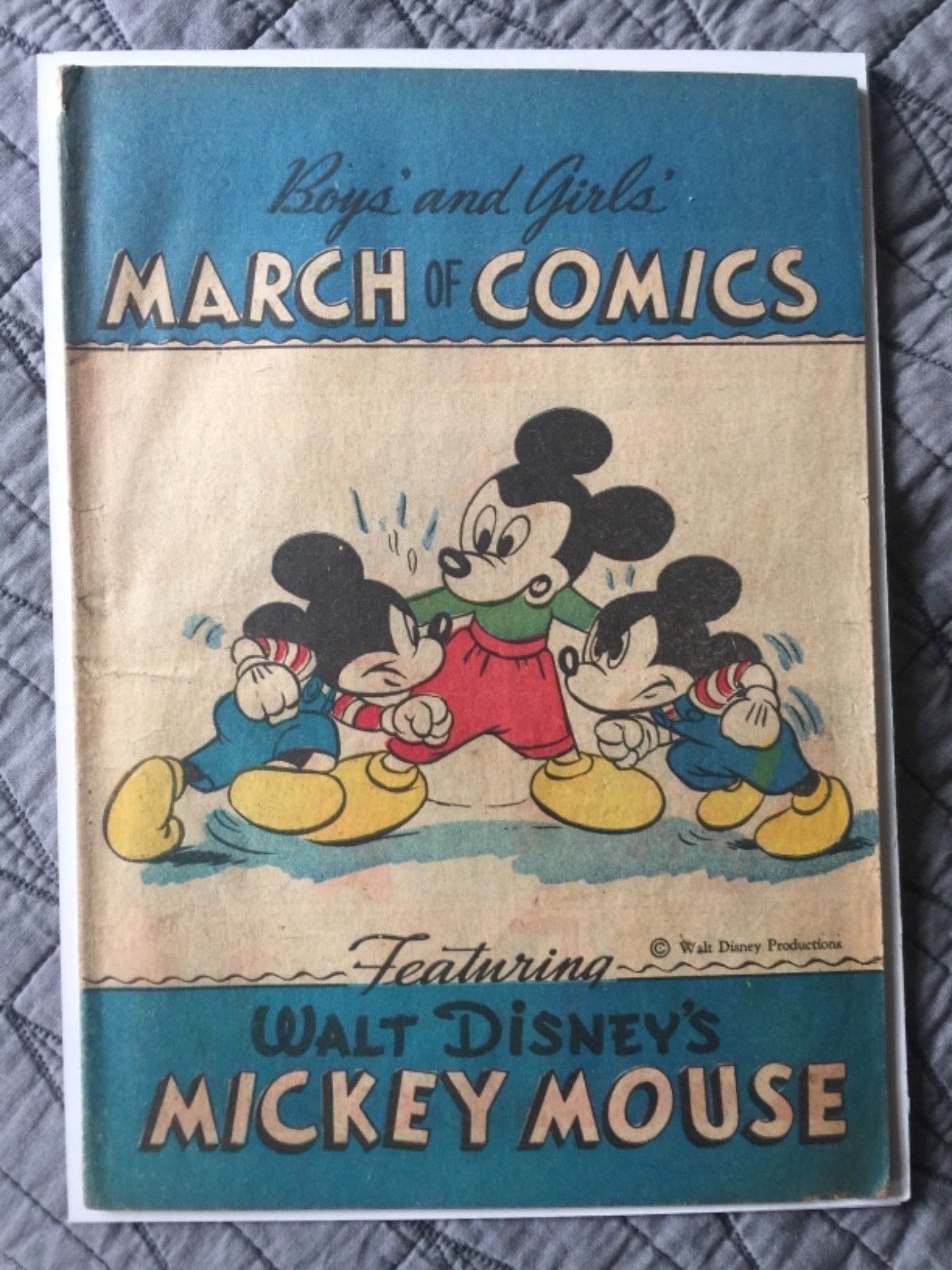 Comicsvalue rare 1947 golden age boys and girls march of comics