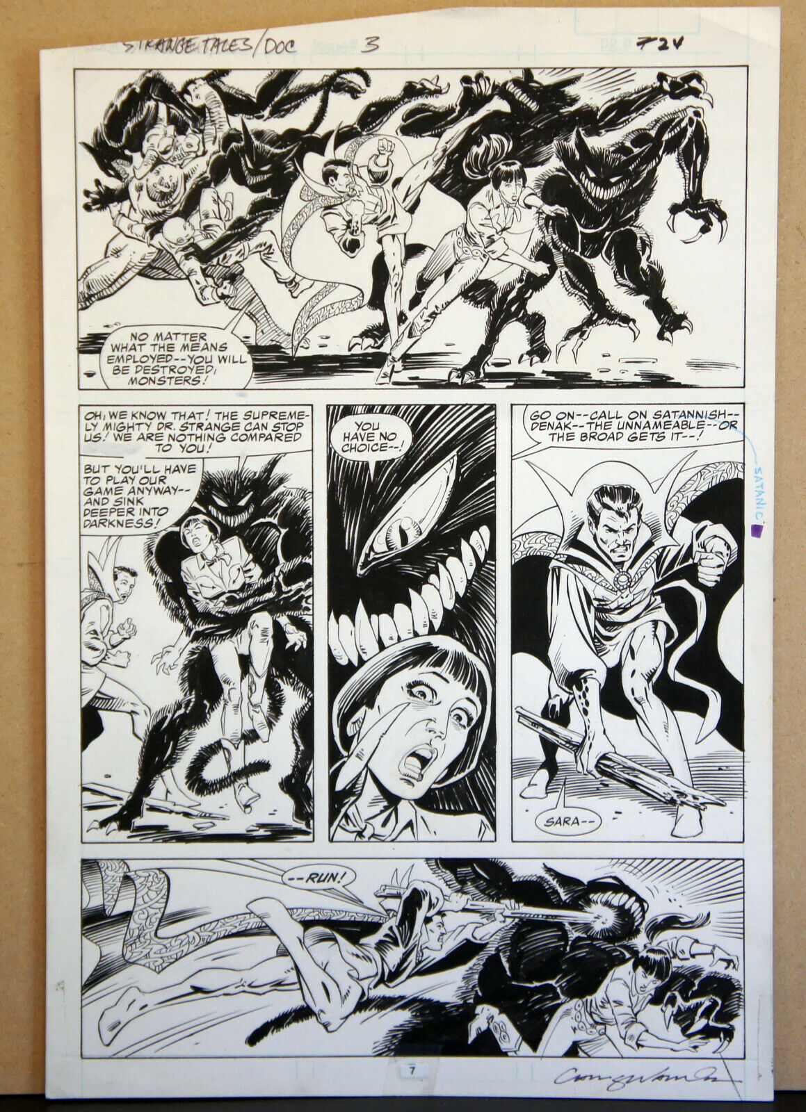 comicsvalue.com - DOCTOR STRANGE STRANGE TALES 3 ART BY CHRIS WARNER ...